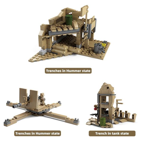 

1463pcs 2in1 military m1a2 tank abrams main battle tank building block sets model kits bricks diy educational toys yxlzbw xhlove