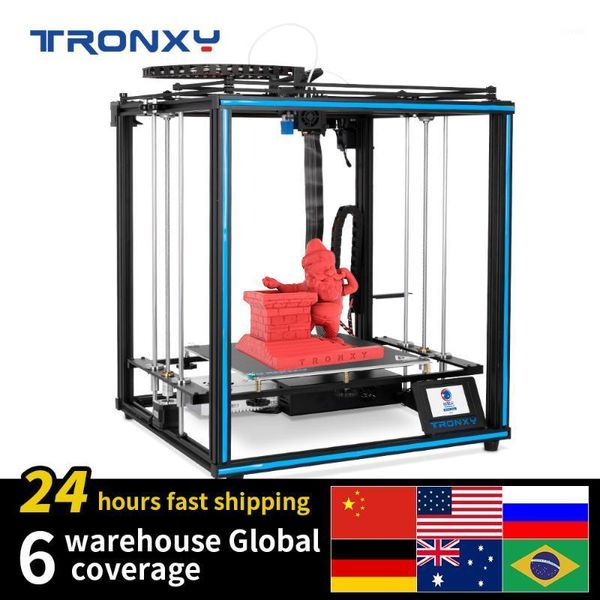 

printers tronxy x5sa 3d printer kit corexy diy kits touch screen auto leveling filament sensor high-precision printing1