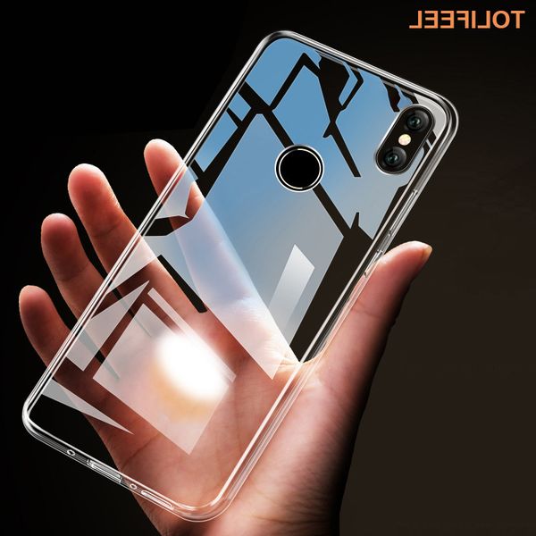 

tolifeel case silicone cover slim transparent phone protection soft shell for xiaomi redmi note 5 coque