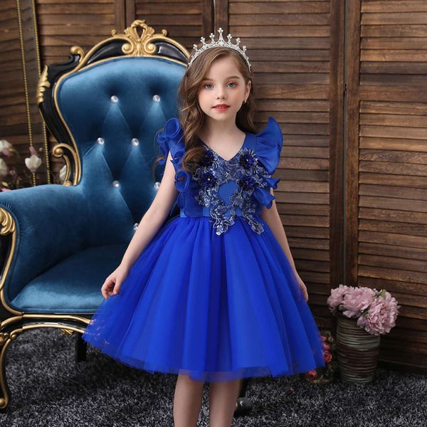 

girl's new korean screen pure color 2020 princs halloween children's drs gauze skirt ccm6, Red;yellow