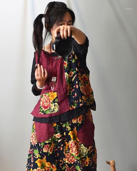 

women's tanks & camis women loose vintage ladies cotton chinese style short sleeveless female 2021 tank shirts spring summer plus s, White