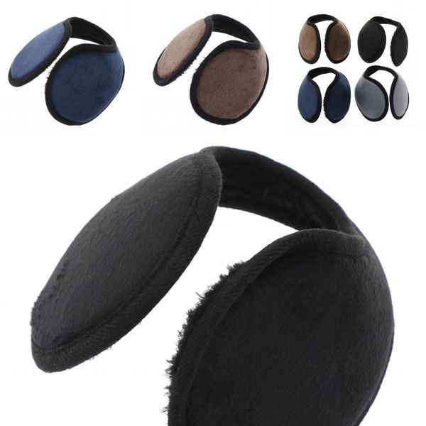 

new 1pc solid male winter color female earmuff muff wrap band earlap black coffee gray blue ear warmer for women men