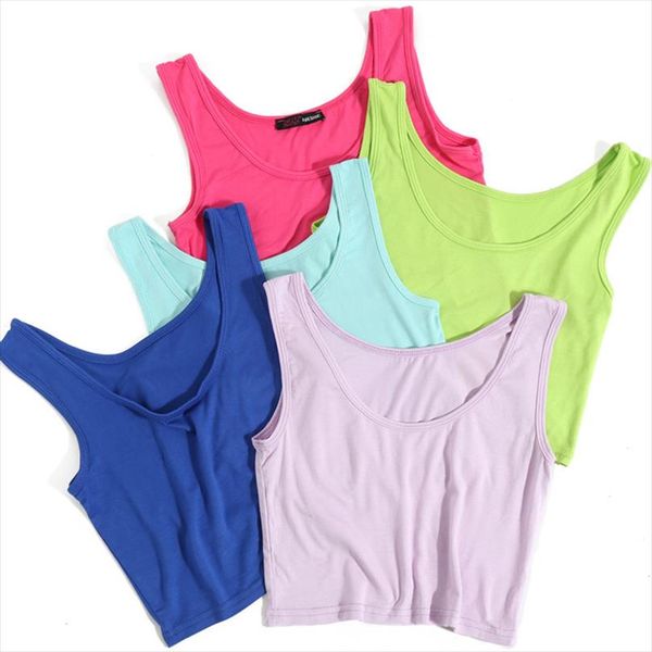 

2020 new camis women and thin shirt vest round neck collar temptation sleeveless ladies bodysuit t shirt, White