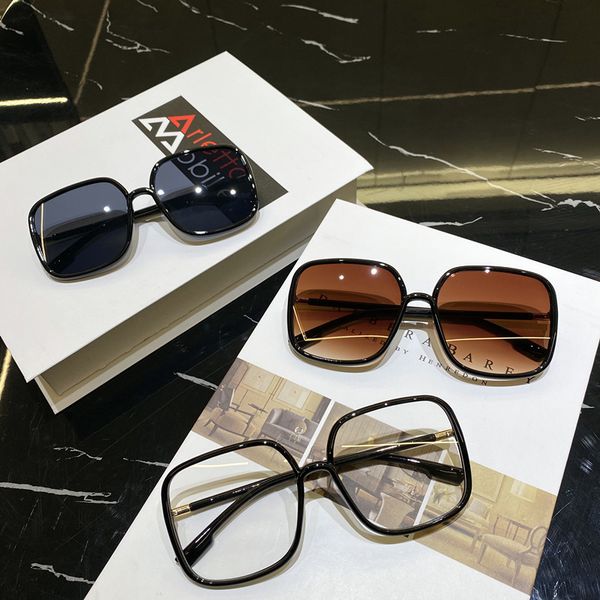 

new ins eyeglass frame women's net red fashionable korean fashion plain face big box sunglasses, White;black