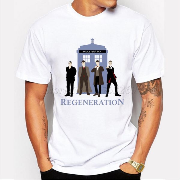 

2018 new fashion doctor who regeneration printed short sleeve male customized hipster casual basic sport sweatshirt hoodie t shirt