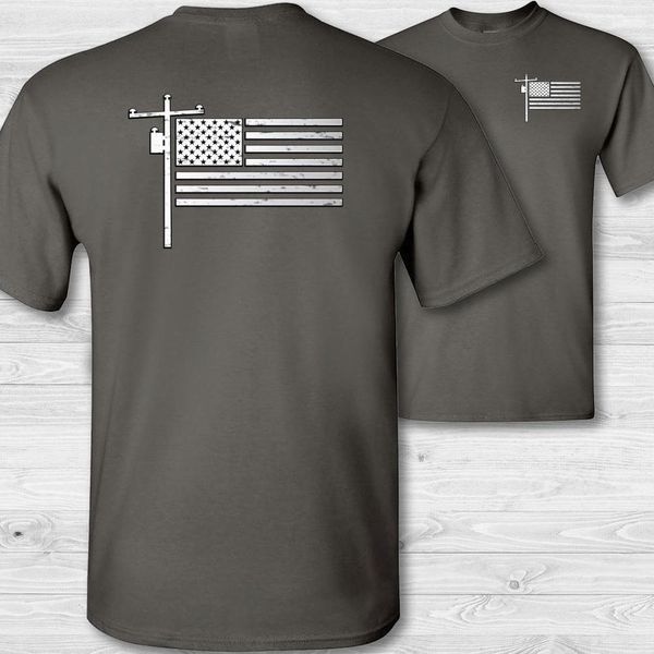 

double side lineman us flag american lineman usa питания lineworker бесплатная доставка моды o шеи спорта толстовка с капюшоном толстовка му