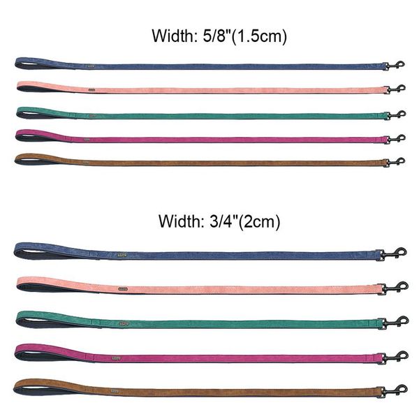 

dog leash harness leather lead pet dog puppy walking running leashes training rope belt for small medium large dogs pet sqctpo