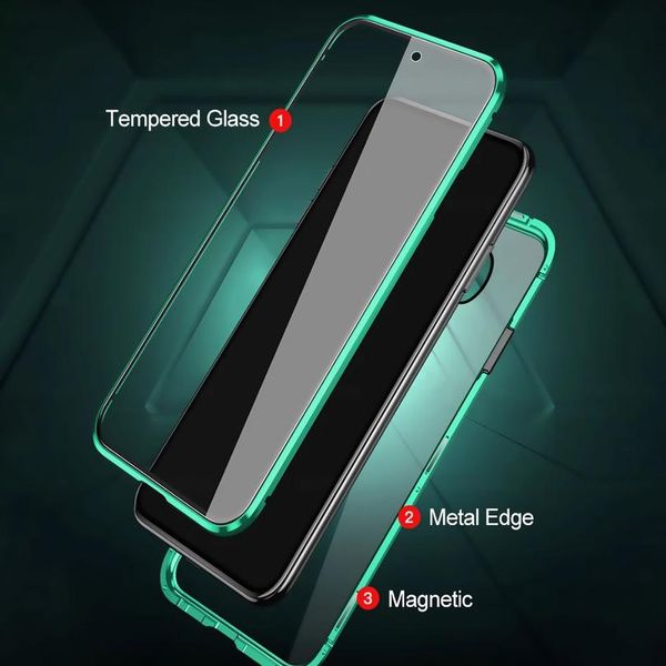 

for iphone 12 mini case 360 magnetic phone cover for iphone12 pro max aifon 12pro 12mini double sided tempered gla bbyasb