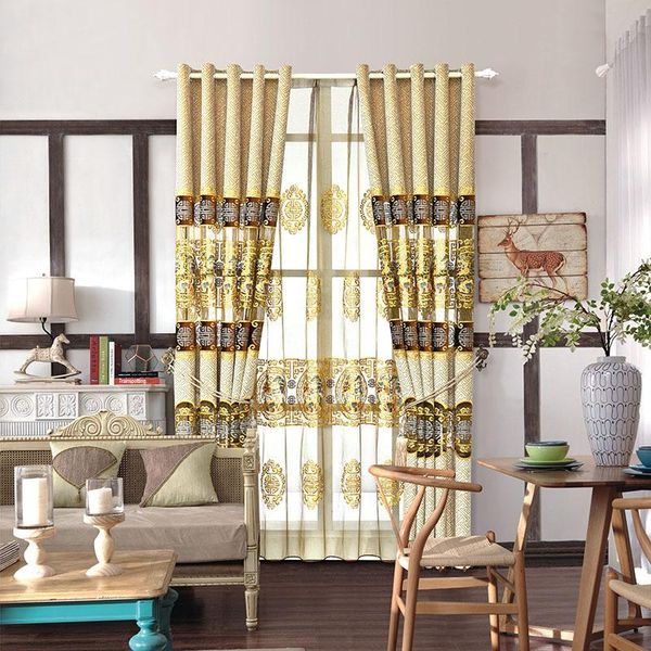 

new chinese chenille embroidery curtains for living dining room bedroom.
