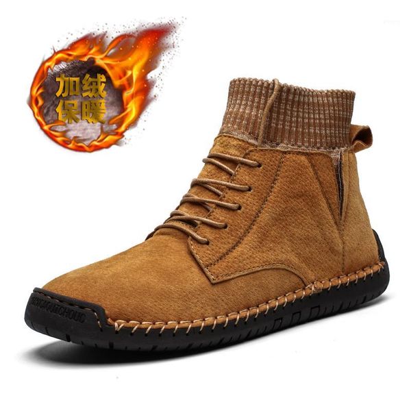 

vastwave suede leather anti-collision army mens soldier ankle boot slip resistant man's boot winter safety work shoes1, Black