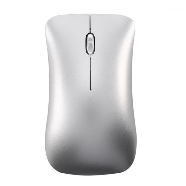

mice bluetooth 5.0 / 3.0 + 2.4g three-mode wireless mouse silent charging ultra-thin aluminum alloy mouse(space silver1