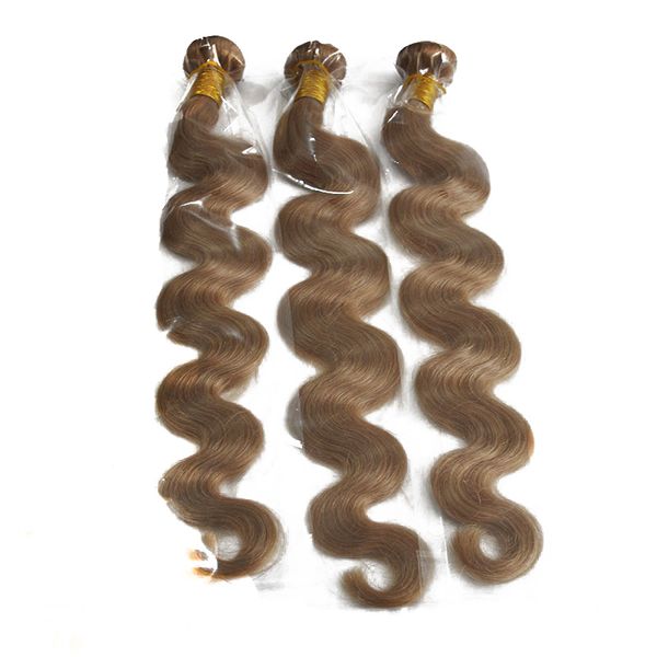 Tessuto del corpo dei capelli umani di alta qualità 3 pacchi trama dei capelli dell'onda del corpo naturale dei capelli umani di Indin malese non trasformati, DHL libero