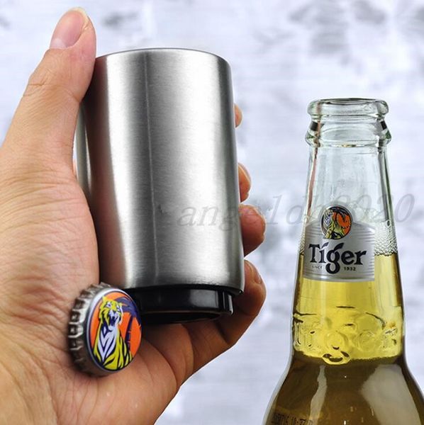 Apribottiglie automatico 2018 Nuovo produttore di apribottiglie Birra all'ingrosso Apribottiglie automatico Logo personalizzato Bicchieri da cucina Shippi gratuito