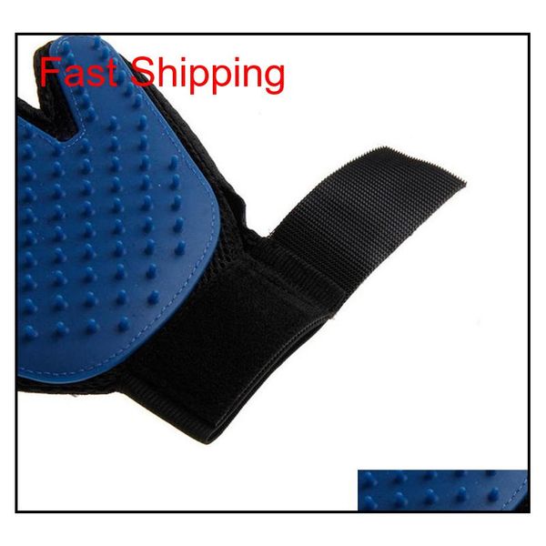 

pet cleaning brush dog comb rubber/tpe glove bath mitt pet dog and cat mas hair removal groomin qyldof new_dhbest