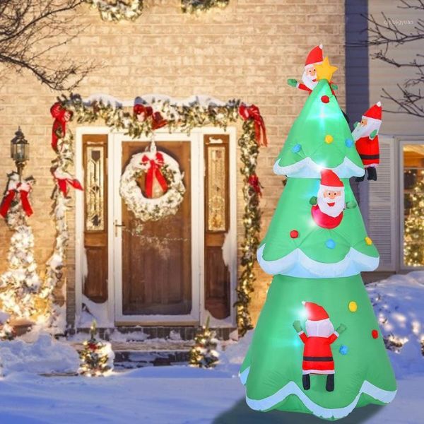 

led inflatable christmas tree model for christmas decoration indoor outdoor courtyard garden decoration1
