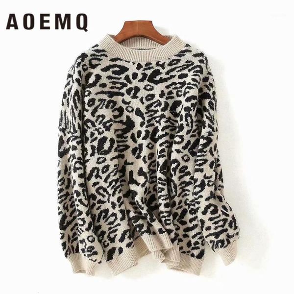 

aoemq punk fashion sweaters 3 colors cow pattern print wind leopard winter sweaters o-neck crazy animal day women clothing1, White;black