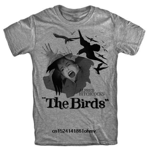 

alfred hitchcock t-shirt the birds 1963 horror movie men's fashion short sleeves cotton clothing sport hooded sweatshirt hoodie