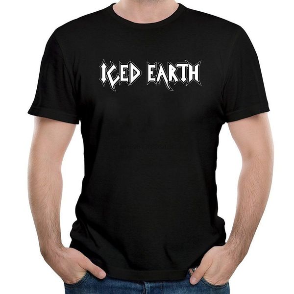 

men's iced earth logo t shirts black sport hooded sweatshirt hoodie