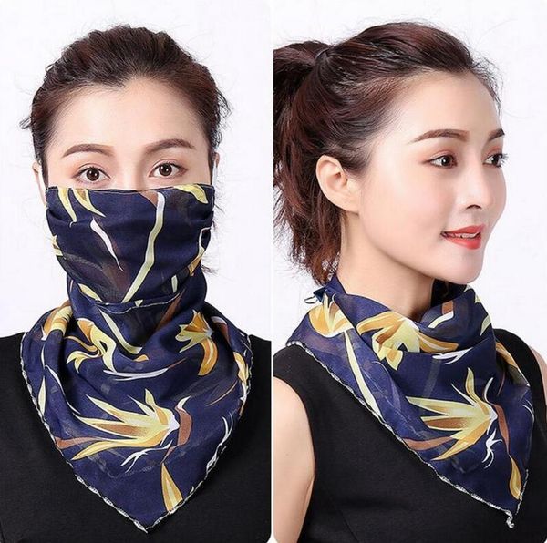 

print ship floral from usa windproof chiffon anti-uv scarf outdoor sports cycling face mask women lady summer neckerchief neck protector