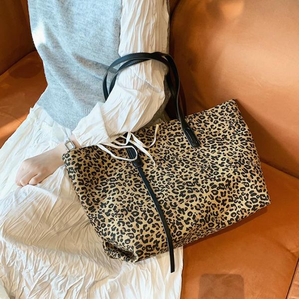 

nbpack leopard shoulder bag women travel bags canvas bag female luxury handbags women bags designer sac a main femme