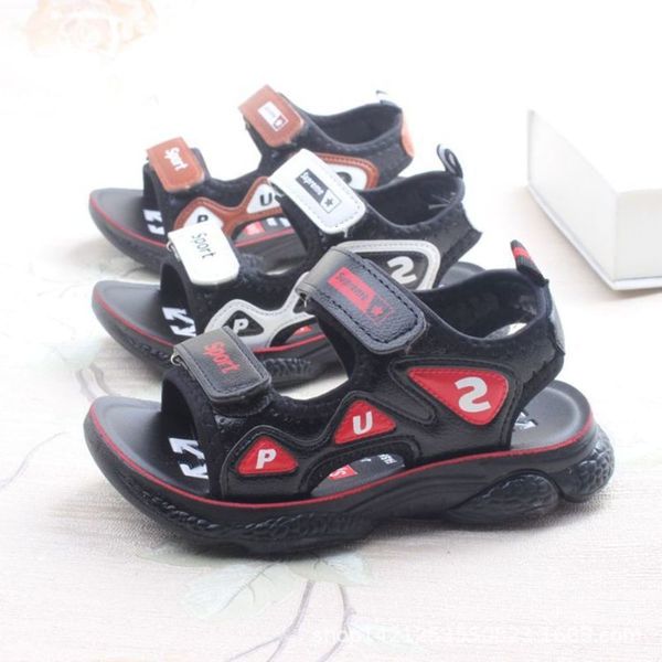 

summer sandals in new 2020 children's, Black;red
