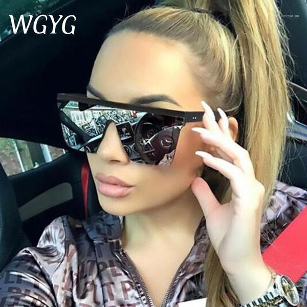 

and designer square shadow gradient sunglasses men's cool big frame windproof shade oversized women's sunglasses uv4001, White;black
