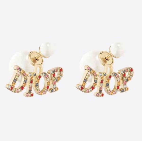 

new classic size pearl earrings color brilliant diamonds 925 silver needle