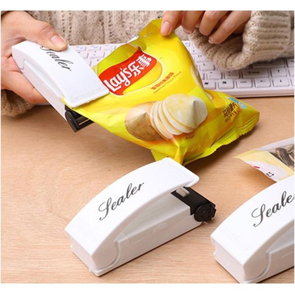 

bag heat sealer mini heat sealing machine packing plastic bag impulse sealer seal portable travel hand pressure food saver dbc bh2963