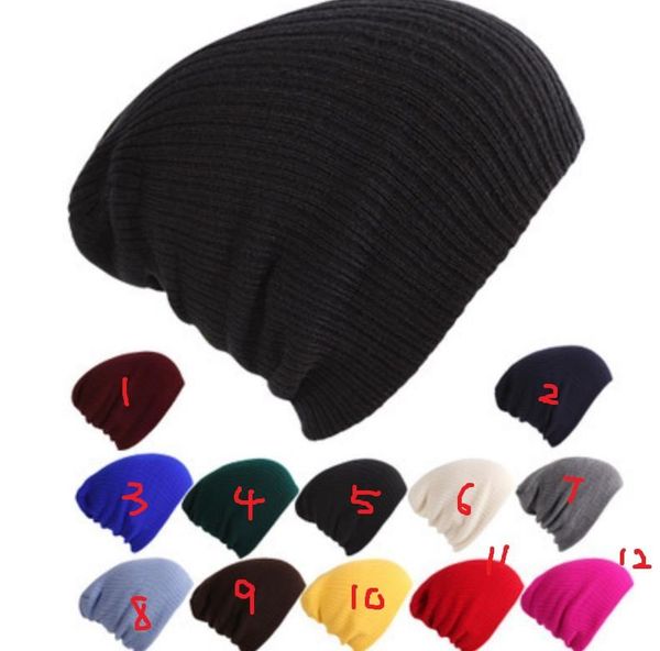 

beanies 240pcs/lot fashion knitted candy color hip hop beanie hat cap