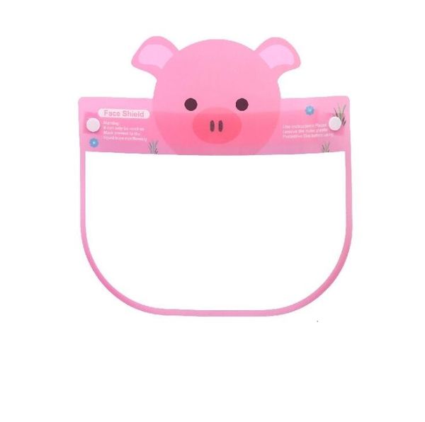 

panda 12 styles face mask cute cartoon tiger dog pig shapeanti-fog dust-proof anti-spatter waterproof safety full face c