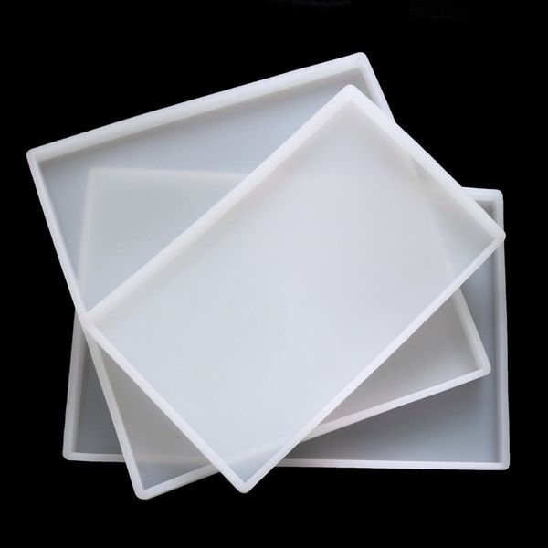 

super big square silicone large fluid making epoxy resin crafts coaster mold q1106