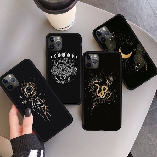 

sewqvip's snake moon case, vip 11 12 pro xs max 8 7 6 s plus x 5s se 2020 xr art flower and sun dign casevtrvgt
