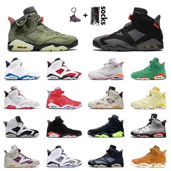 

jumpman new 6 6s basketball shoes retro mens sport blue hare smoke grey golden harvest mens womens trainers sneakers, White;red