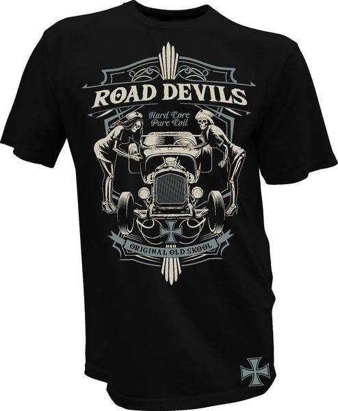 

2019 fashion t-shirt rod tattoo rod totenkopf rockabilly skull rocker garage tees sport hooded sweatshirt hoodie