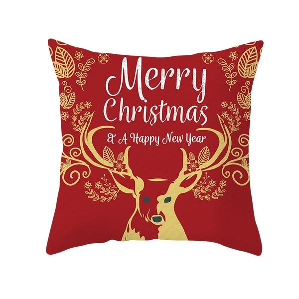 

красный санта-клаус дерево рождественские подушки с рождественские украшения для дома украшения настольный декор 2020 xmas подарок новый год