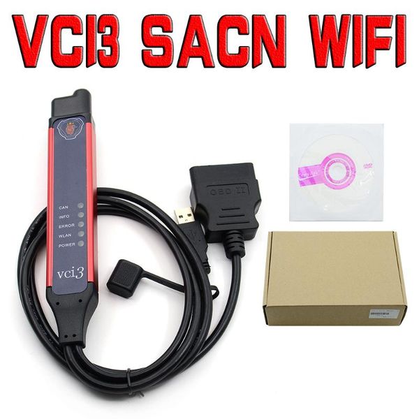 

better than vci2 vci1 fit v2.44 / 2.40.1 / v2.31 quality a+ vci3 for scanner wifi wi-fi wireless vci-3 for truck diagnosis