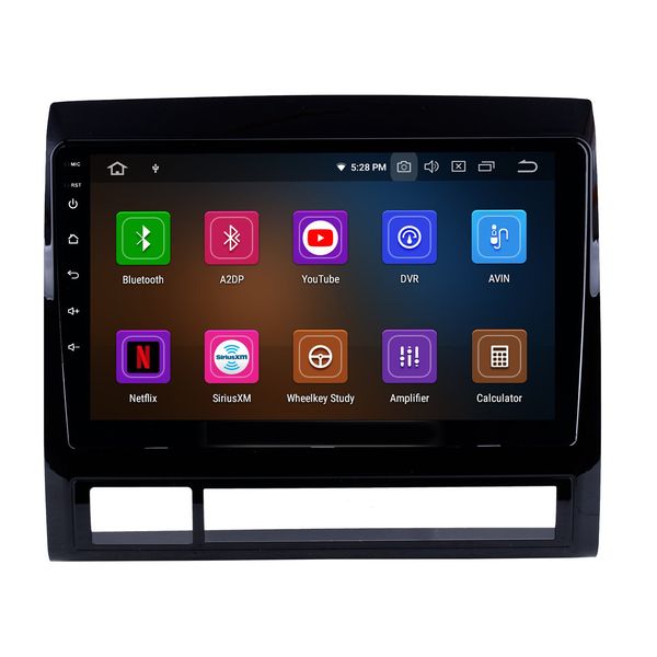 

9 inch android 10 car radio for 2005-2013 toyota tacoma / hilux (america version) with bluetooth wifi support swc obd ii