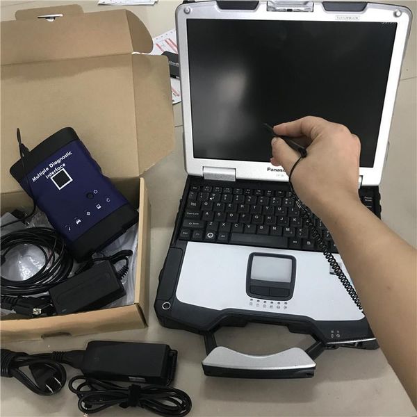 

multiple diagnosis interface mdi & cables + used lapcf30 cf-30 toughbook + hdd/ssd with software gds2 tech2win ready to use1