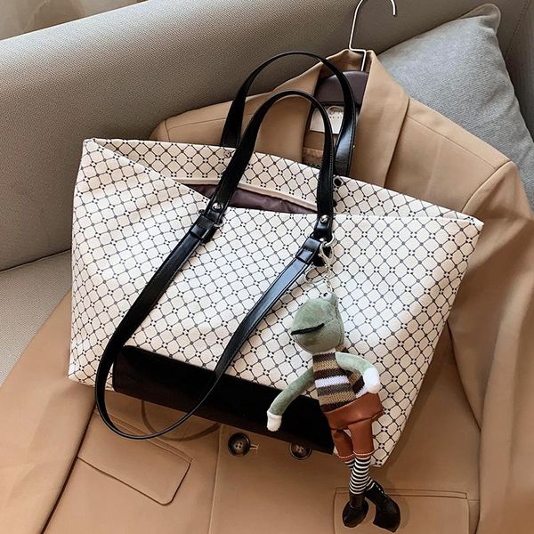 

casual handbag 2020 new fashion large capacity student shoulder bag ge zong pu portable tote bag multi-function