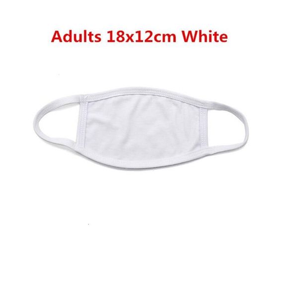 

factoryifxtkids us stock blanks sublimation face mask adults double layers dust prevention mask for diy heat transfer print dhl fre