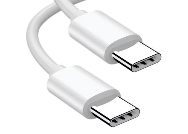 Tipo-C para C Cables Cabo de Cabo de Carregamento de Alta Velocidade Compatível com PD USB-C Carregador Portátil para Samsung Huawei Telefones 1m / 2m