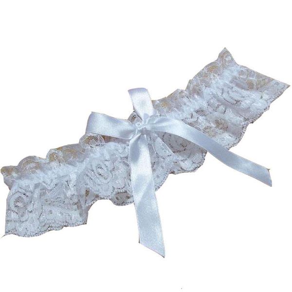 

white black color lingerie women lace wedding leg ring loop stocking garter belt, Black;white