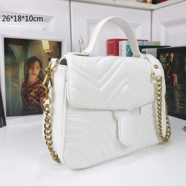 

2021 fashion ladies chain shoulder bags female messenger bag women crossbody very handbag good quality large size:26x18cm