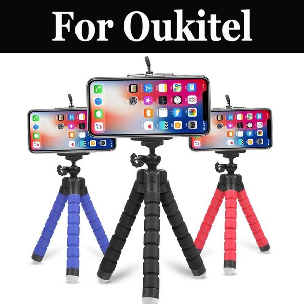 

multifunction flexible ocs sponge tripod with holder for oukitel u7 max u16 max c5 pro c5 u22 k6000 plus c8 k3 k4000 plus