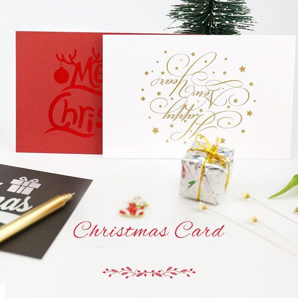 

мульти use18set золото щепка красный простой стиль рождественская открытка оставьте сообщение карты приглашение envelopescrapbooking мульти