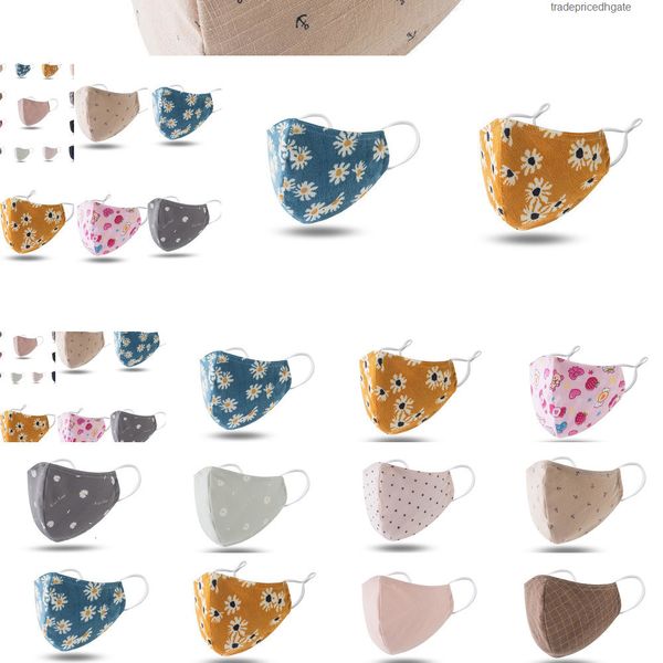 

cotton mouth cartoon face 100% kids washable reusable mask with filter dus yssb csm9