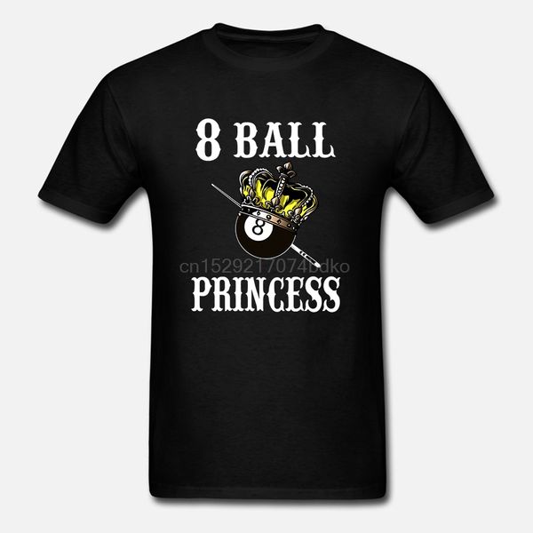 

men short sleeve 8 ball princess billiards pool players slim fit hoodie designers t shirts sweatshirt