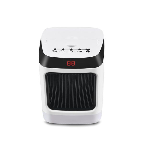 

car heater with colorful lights ptc aluminum platinum pattern heating sheet cnc display intelligent constant temperature