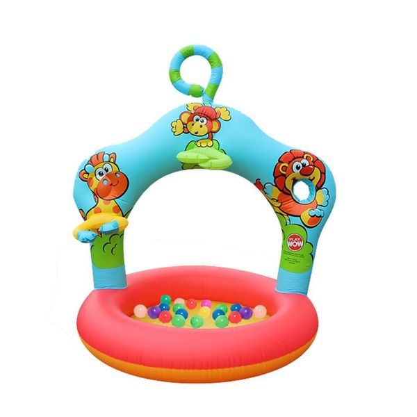 

children's pool pitching game ocean ball pool children's indoor castle inflatable pop ball pool toy inflatable eco friendly pvc wm