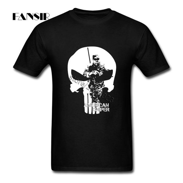 

sniper chris kyle punisher short sleeved teenage funny picture tee round neck men's for group hooded sweatshirt hoodie men t shirt